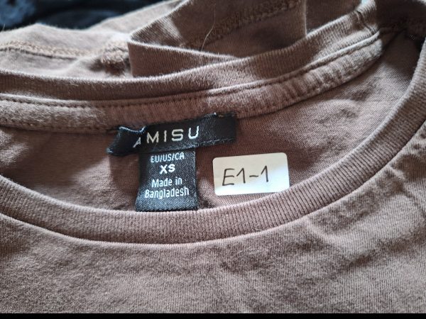 Kurzarm Shirt | Amsiu | Größe 34 | E1-1 – Bild 2